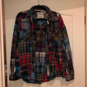 Free people plaid shirt
